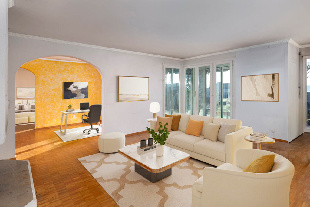 OBERROHRDORF: Terrassen-Wohnung mit Weitblick...